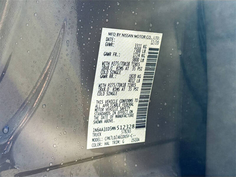 2021 Nissan Titan PRO-4X