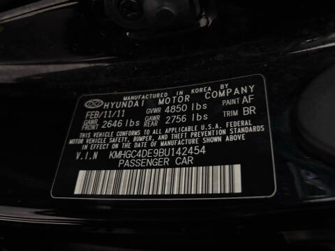 2011 Hyundai Genesis 3.8L V6