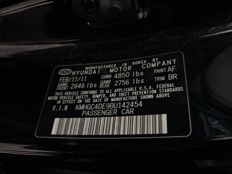 2011 Hyundai Genesis 3.8L V6
