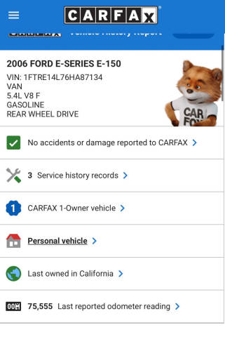 2006 Ford E-Series E-150
