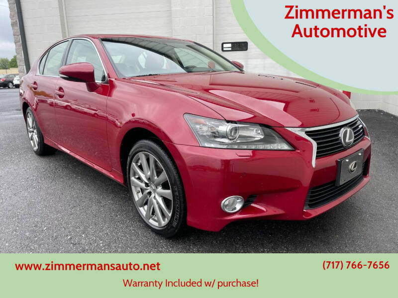 2015 Lexus GS 350 for sale at Zimmerman's Automotive in Mechanicsburg PA
