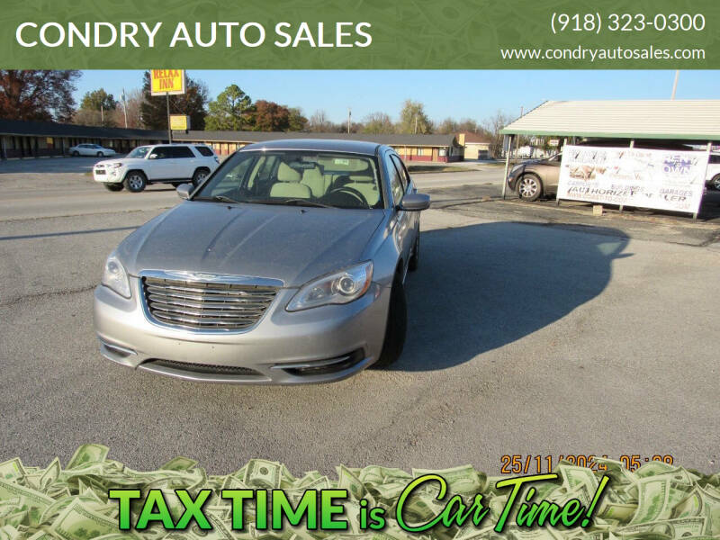 2014 Chrysler 200 for sale at CONDRY AUTO SALES in Vinita OK