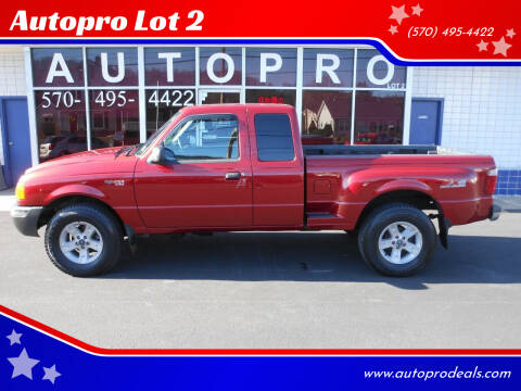 2003 Ford Ranger for sale at Autopro Lot 2 in Sunbury PA