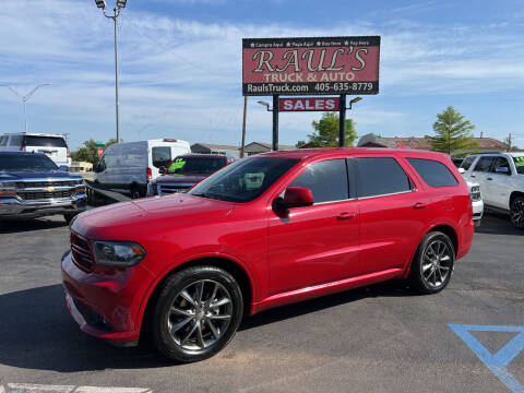 2016 Dodge Durango for sale at RAUL'S TRUCK & AUTO SALES, INC in Oklahoma City OK