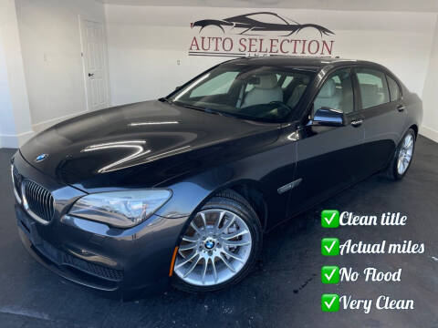 2012 BMW 7 Series for sale at Auto Selection Inc. in Houston TX