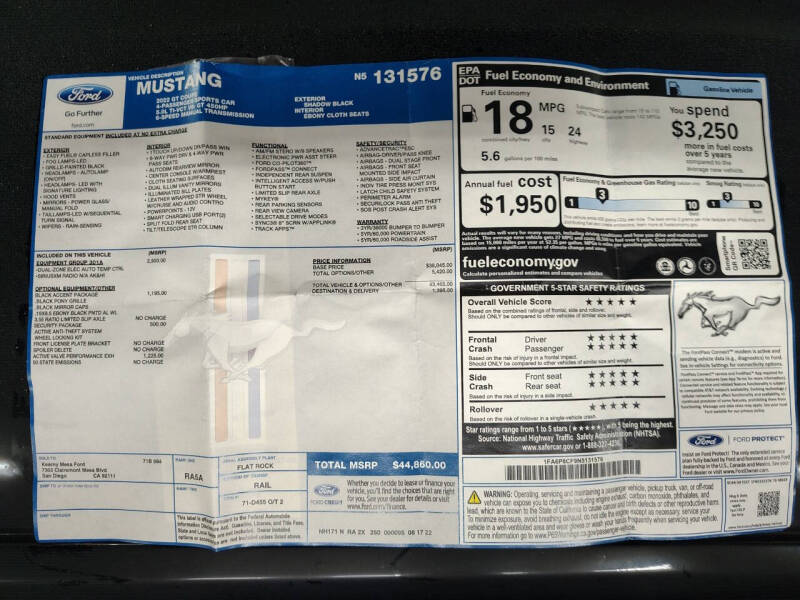 2022 Ford Mustang GT