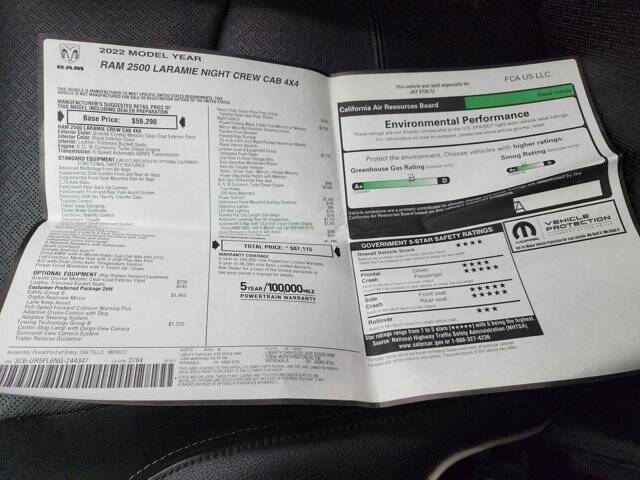 2022 RAM 2500 Laramie