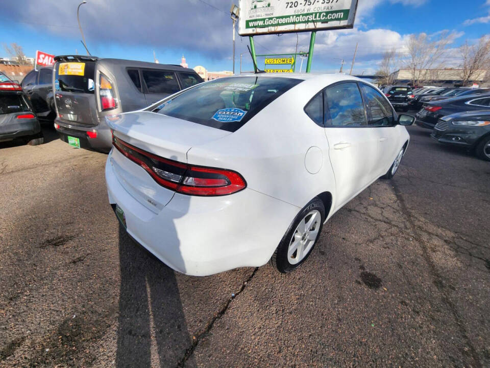 2016 Dodge Dart for sale at GO GREEN MOTORS in Lakewood, CO