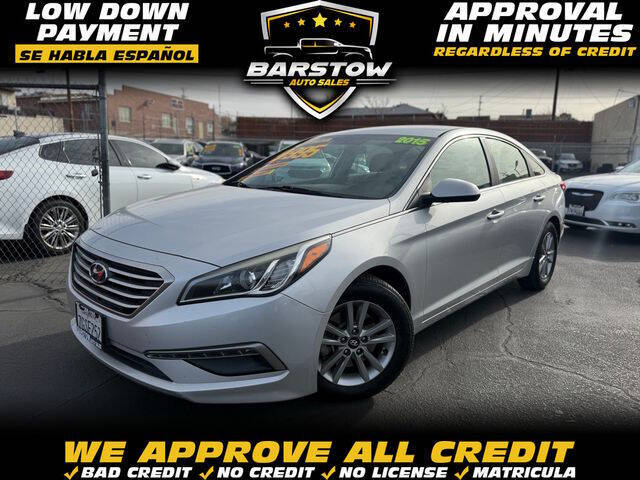 2015 Hyundai Sonata for sale at BARSTOW AUTO SALES in Barstow CA