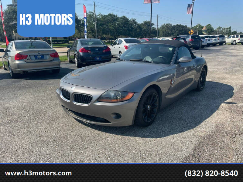 2004 BMW Z4 for sale at H3 MOTORS in Dickinson TX