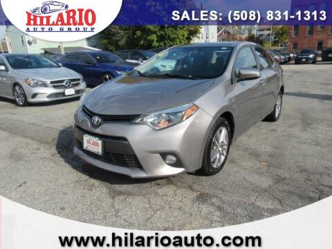 2016 Toyota Corolla for sale at Hilario's Auto Sales in Worcester MA