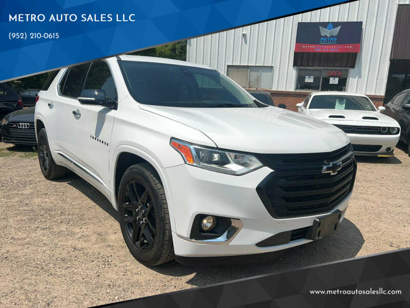 2019 Chevrolet Traverse for sale at METRO AUTO SALES LLC in Lino Lakes MN