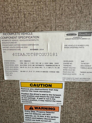 2015 Fleetwood RV Excursion 35B