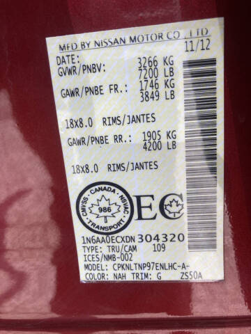 2013 Nissan Titan PRO-4X