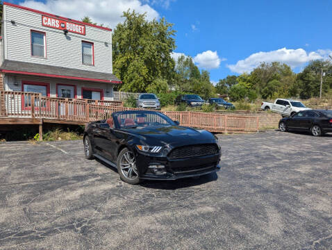 2015 Ford Mustang for sale at CARS ON BUDGET in Joliet IL