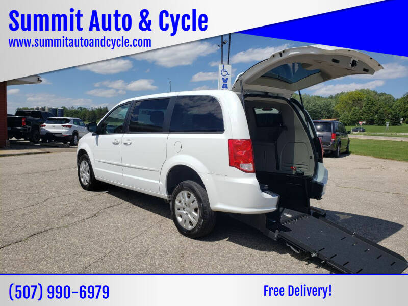 2015 Dodge Grand Caravan for sale at Summit Auto & Cycle in Zumbrota MN