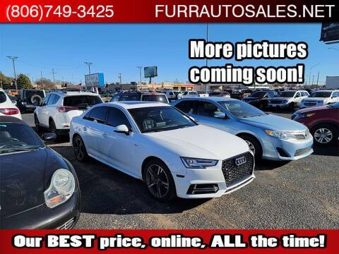 2017 Audi A4 for sale at FURR AUTO SALES in Lubbock TX