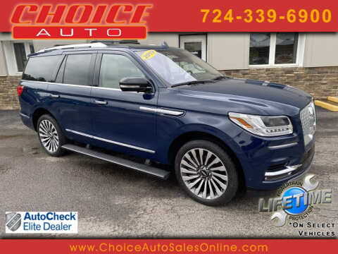 2019 Lincoln Navigator for sale at CHOICE AUTO SALES in Murrysville PA