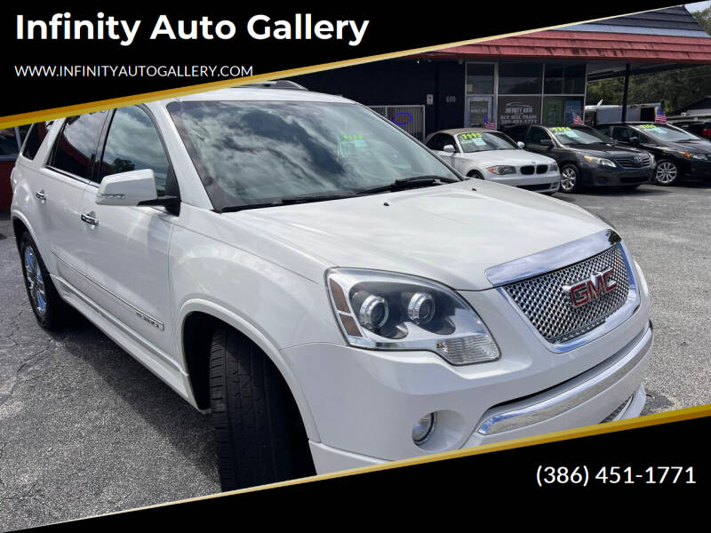 2012 GMC Acadia for sale at Infinity Auto Gallery in Daytona Beach FL