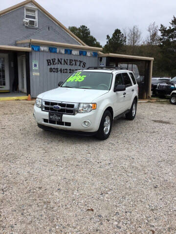 2012 Ford Escape for sale at Bennett Etc. in Richburg SC