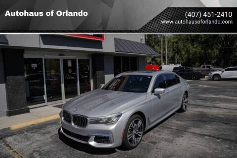 2016 BMW 7 Series for sale at Autohaus of Orlando in Orlando FL