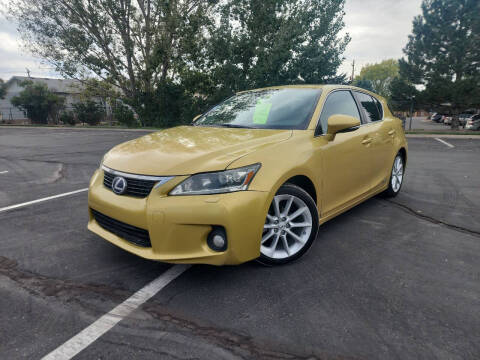 2012 Lexus CT 200h for sale at Canyon View Auto Sales in Cedar City UT