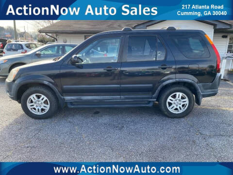 2002 Honda CR-V for sale at ACTION NOW AUTO SALES in Cumming GA