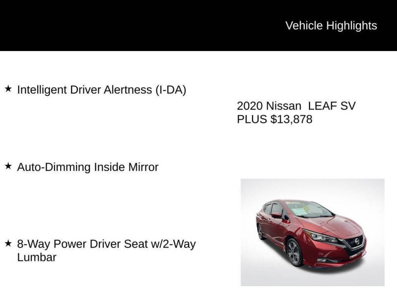 2020 Nissan LEAF SV PLUS