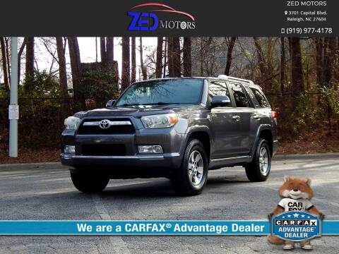 2011 Toyota 4Runner for sale at Zed Motors in Raleigh NC