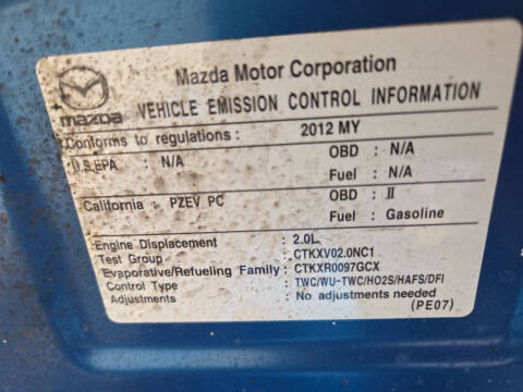 2012 Mazda MAZDA3 i Touring