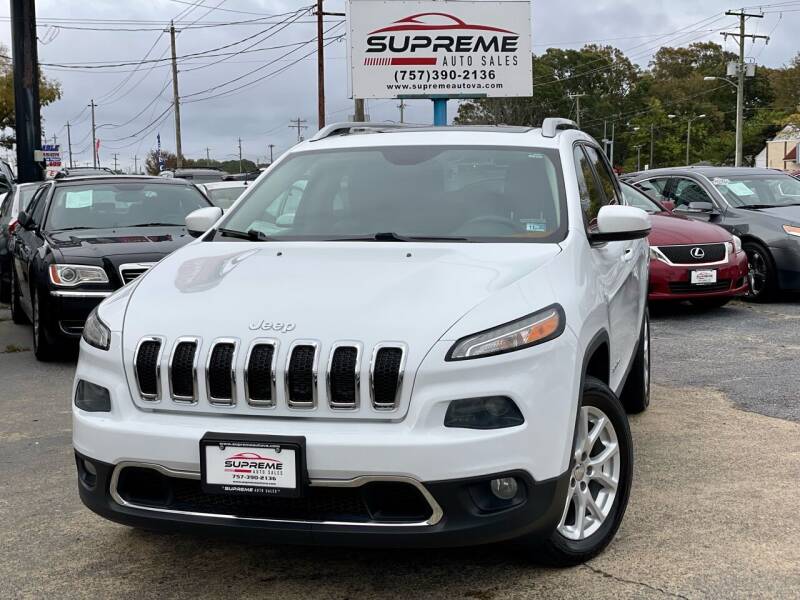 2014 Jeep Cherokee for sale at Supreme Auto Sales in Chesapeake VA