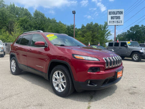 2015 Jeep Cherokee for sale at REVOLUTION MOTORS LLC in Waukegan IL