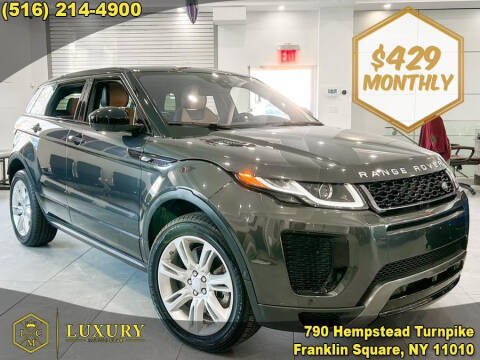 2018 Land Rover Range Rover Evoque for sale at LUXURY MOTOR CLUB in Franklin Square NY