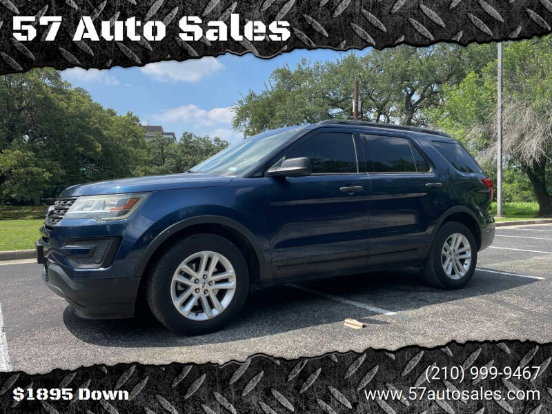 2017 Ford Explorer for sale at 57 Auto Sales in San Antonio TX