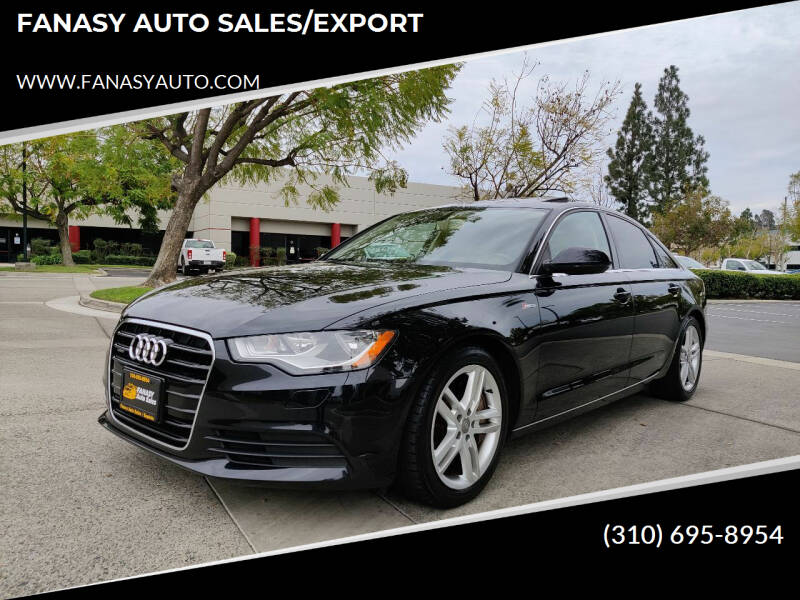 2012 Audi A6 for sale at FANASY AUTO SALES/EXPORT in Yorba Linda CA