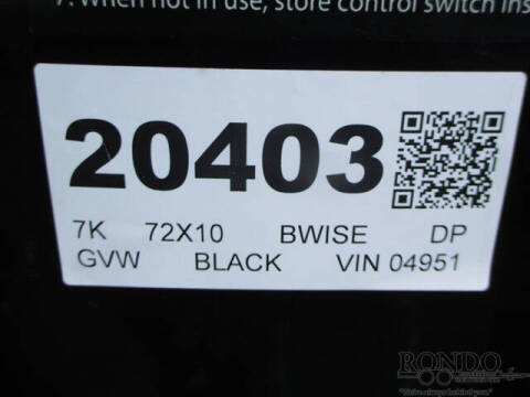 2026 BWISE Dump DTR610D-7