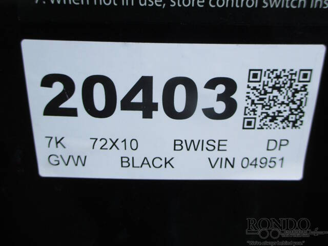 2026 BWISE Dump DTR610D-7