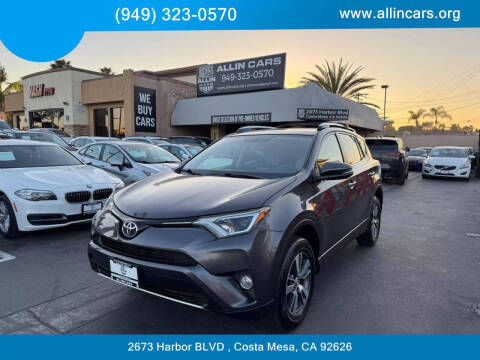 2016 Toyota RAV4 for sale at Allin Cars in Costa Mesa CA