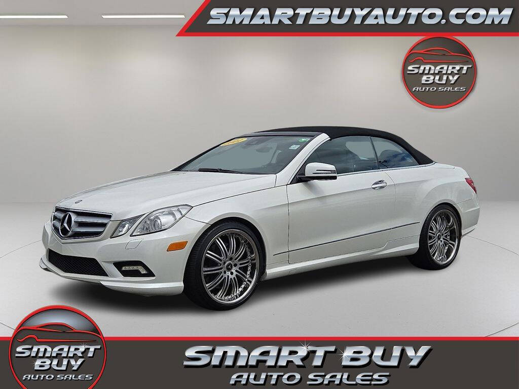 White 2011 Mercedes-Benz E-Class E 550 Convertible E 550 2dr Convertible 1