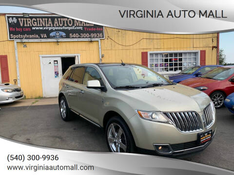 2011 Lincoln MKX for sale at Virginia Auto Mall in Woodford VA
