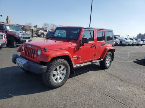 2010 Jeep Wrangler Unlimited for sale at RIVERSIDE AUTO SALES in Sioux City IA