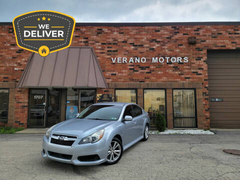 2013 Subaru Legacy for sale at Verano Motors in Addison IL
