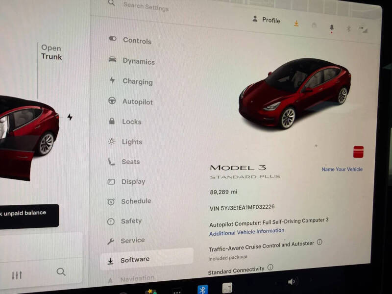 2021 Tesla Model 3 Standard Range Plus