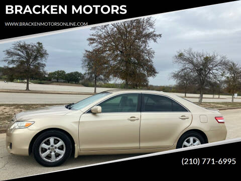 2010 Toyota Camry for sale at BRACKEN MOTORS in San Antonio TX