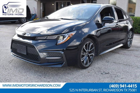 2020 Toyota Corolla for sale at IMD Motors in Richardson TX