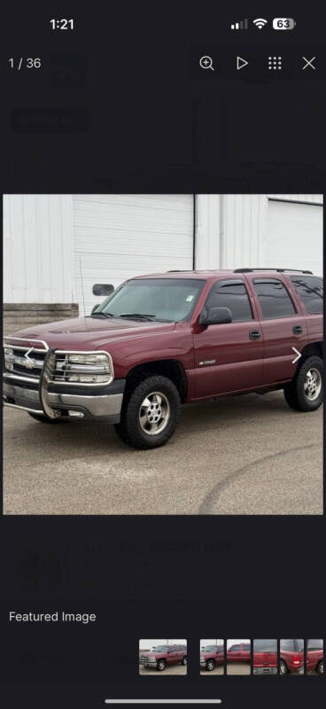 2003 Chevrolet Tahoe for sale at WINEGARDNER AUTOMOTIVE LLC in New Lexington OH