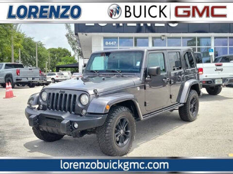 2017 Jeep Wrangler Unlimited for sale at Lorenzo Buick GMC in Miami FL