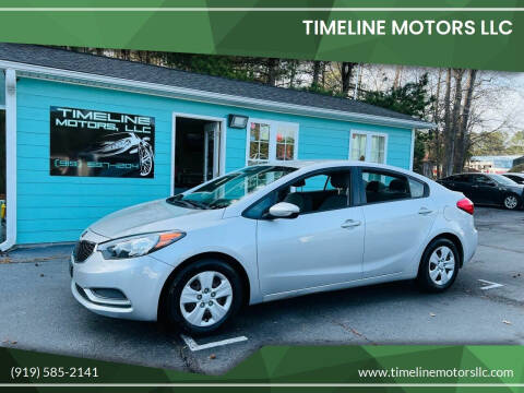2015 Kia Forte for sale at Timeline Motors LLC in Clayton NC