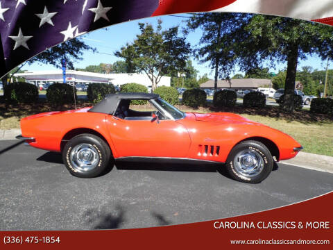 1969 Chevrolet Corvette for sale at Carolina Classics & More in Thomasville NC