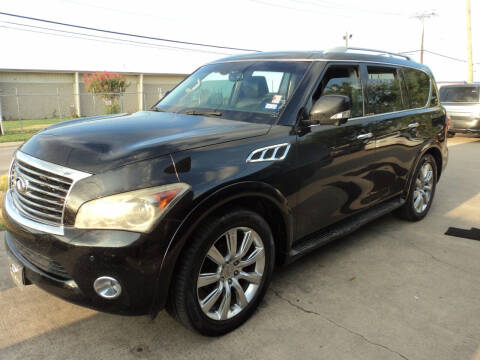 2012 Infiniti QX56 for sale at SPORT CITY MOTORS in Dallas TX